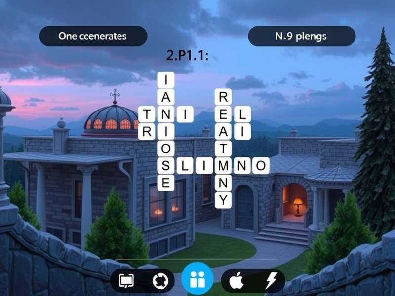 Wordscapes 1 दिसंबर 2025 डेली पज़ल स्क्रीनशॉट