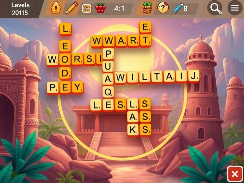 Wordscapes Level 20 Gameplay Screenshot