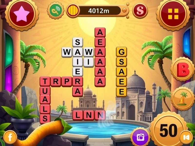 Wordscapes गेमप्ले स्क्रीनशॉट