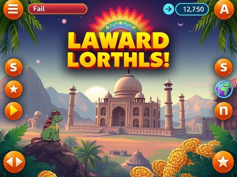 Wordscapes गेमप्ले स्क्रीनशॉट जिसमें सिक्के और हीरे दिख रहे हैं