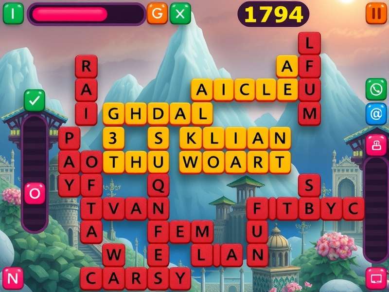 Wordscapes Level 3794 गेमप्ले स्क्रीनशॉट