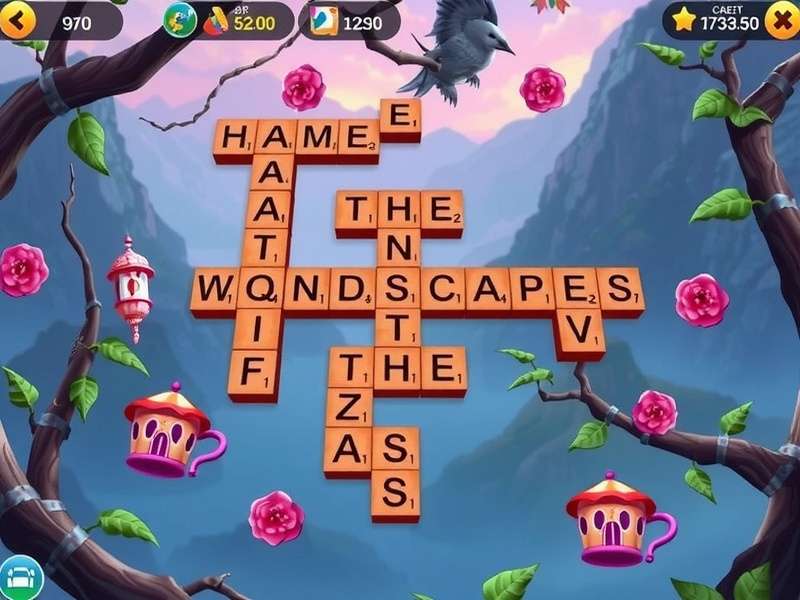 Wordscapes Gameplay Screenshot