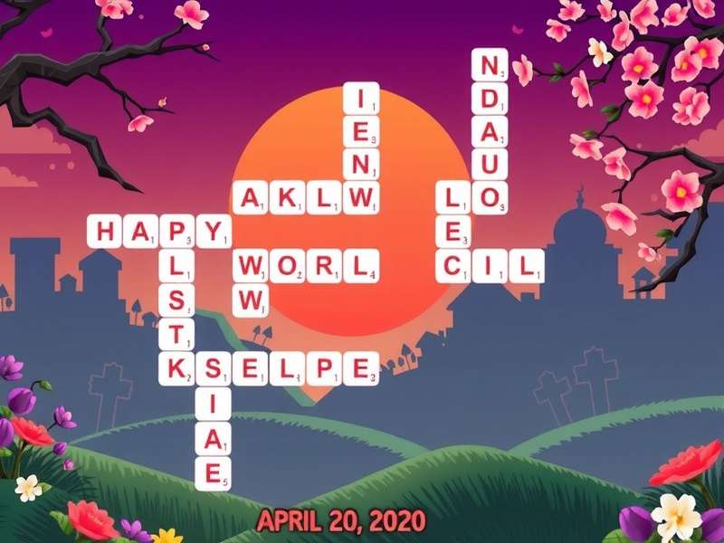 Wordscapes Daily Puzzle 20 अप्रैल 2020 का स्क्रीनशॉट