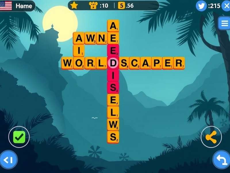 Wordscapes चीट टूल इंटरफ़ेस