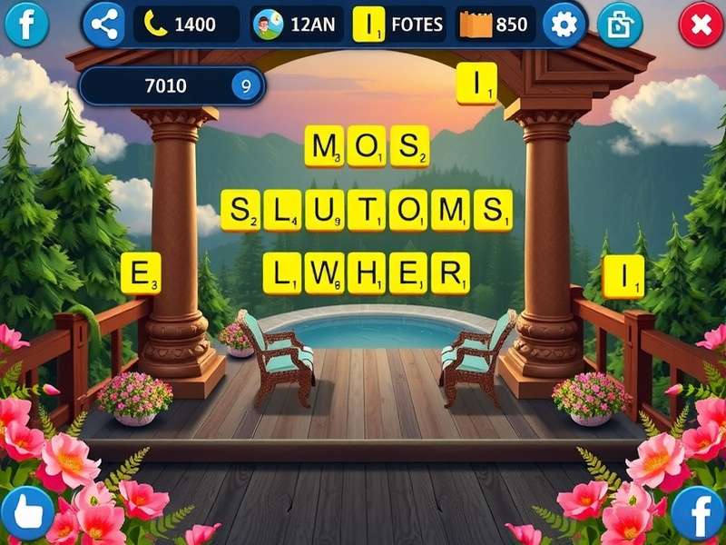 Wordscapes Bloom World Gameplay Screenshot