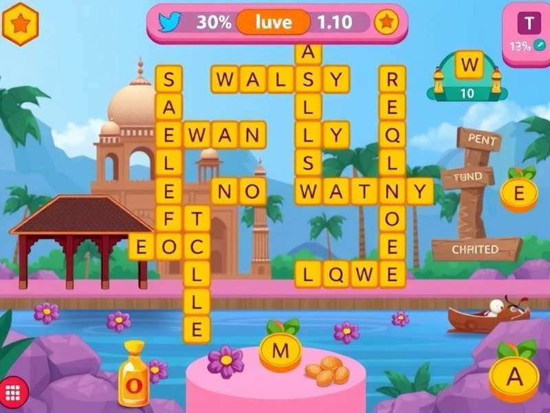 Wordscapes Level 11640 Gameplay Screenshot