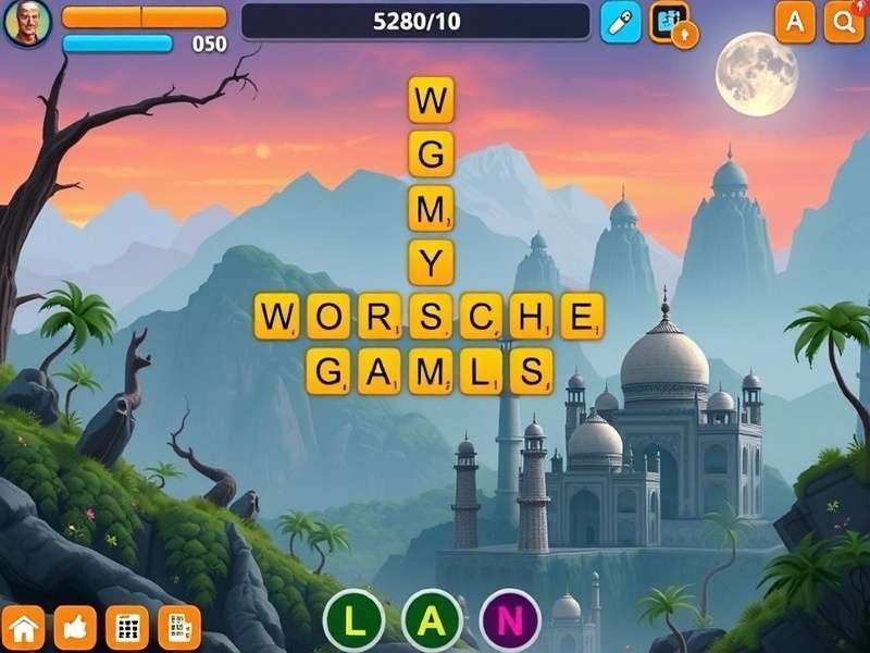 Wordscapes गेमप्ले स्क्रीनशॉट