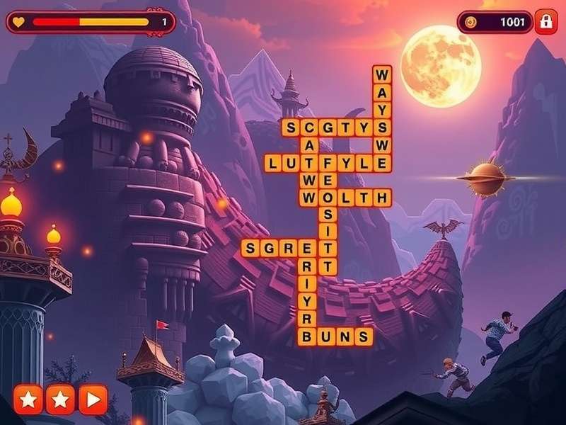 Wordscapes Level 117 Gameplay Screenshot