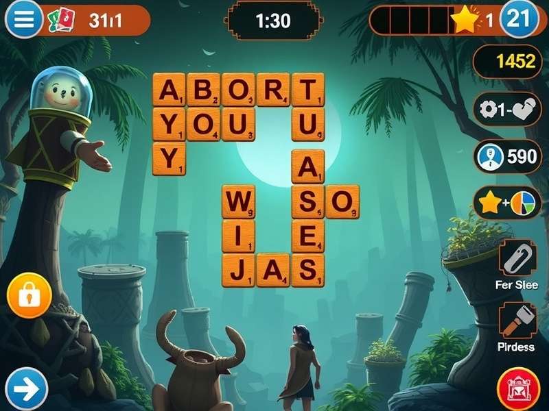 Wordscapes Uncrossed गेमप्ले स्क्रीनशॉट