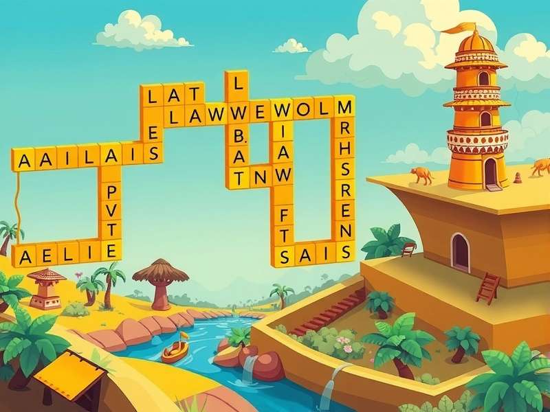 Wordscapes Level 124 गेम स्क्रीनशॉट