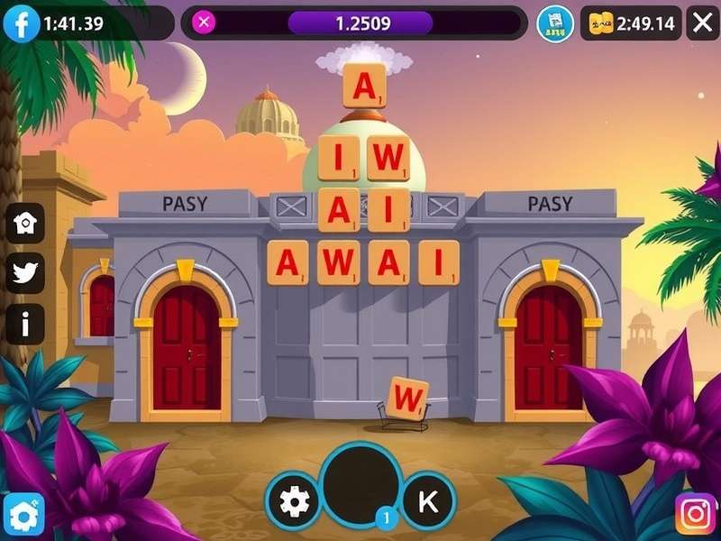 Wordscapes गेमप्ले स्क्रीनशॉट