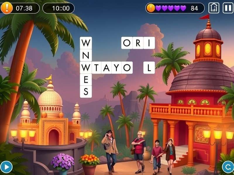 Wordscapes Level 108 गेमप्ले स्क्रीनशॉट