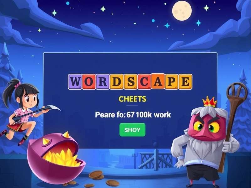 Strategic view of a Wordscapes puzzle in progress on a tablet