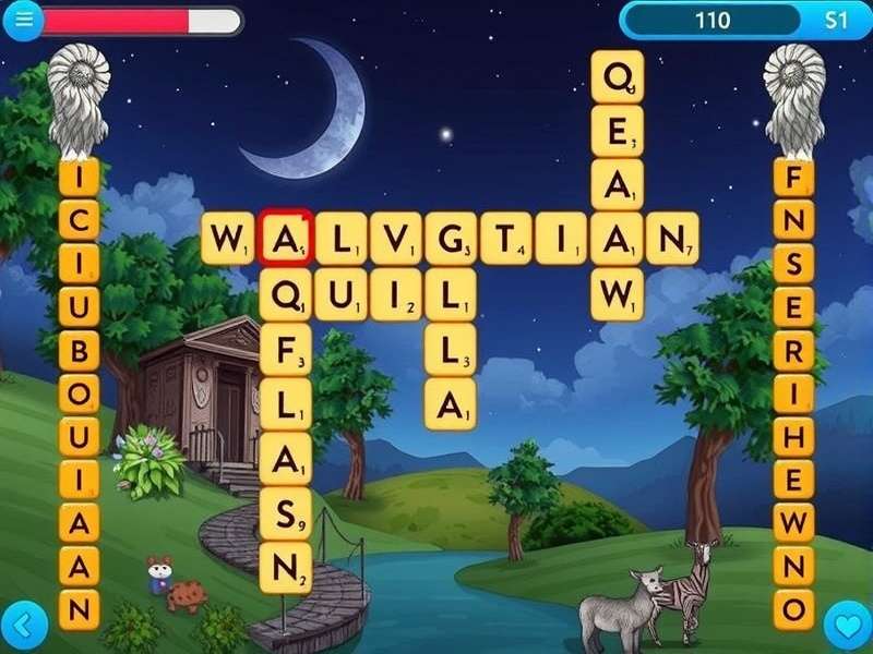 Screenshot of the Wordscapes Daily Puzzle game screen on a mobile device