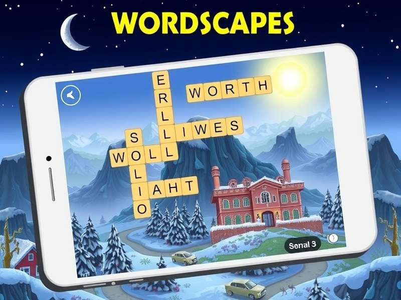 Wordscapes Gameplay on a Smartphone in a cozy Indian setting