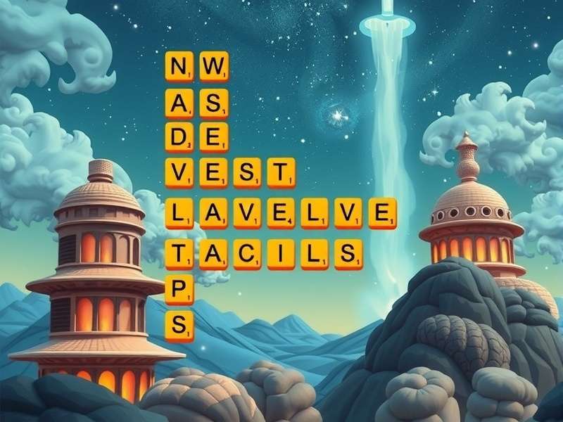 Wordscapes Level 85 gameplay screenshot showing letters E, L, P, U, S