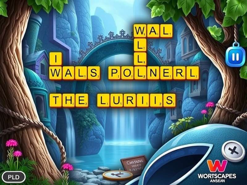 Wordscapes Daily Puzzle Interface with Today's Challenge