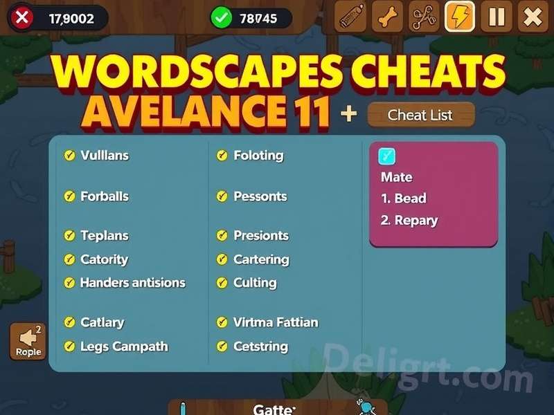 Wordscapes gameplay on mobile with colorful letters