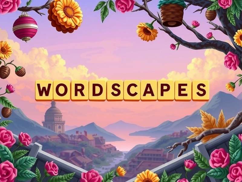 Wordscapes Daily Puzzle Game Interface on Mobile