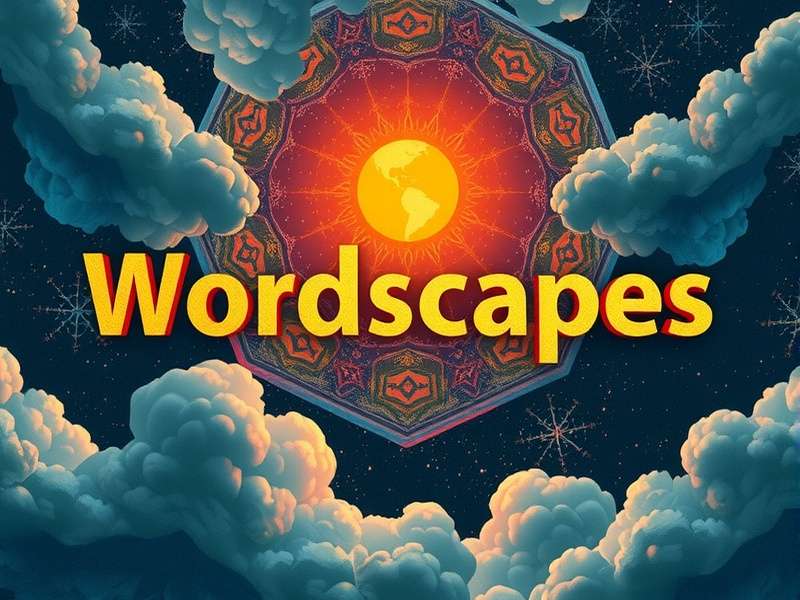 Wordscapes gameplay showing bonus word discovery