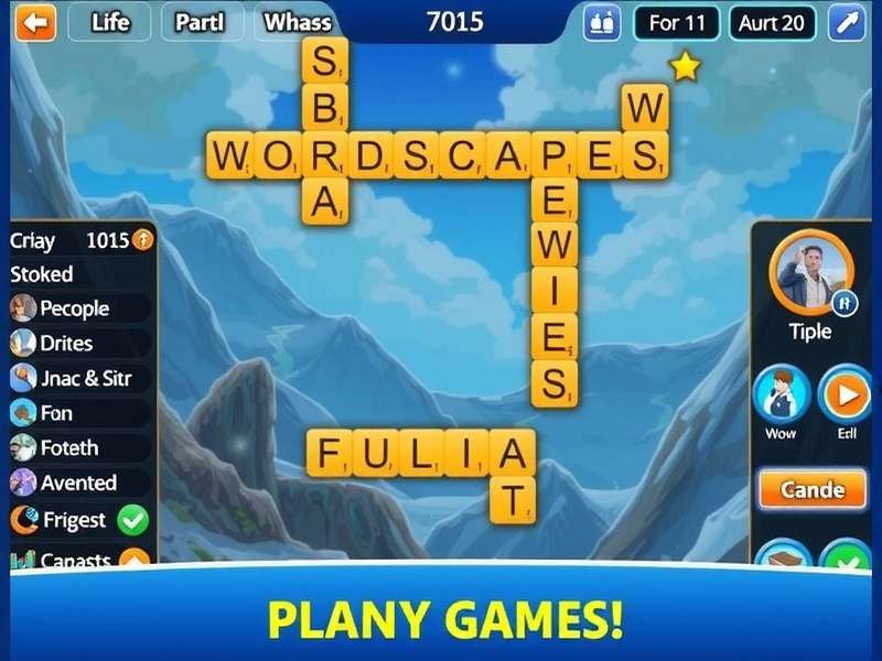 Wordscapes online free play now on laptop and mobile devices