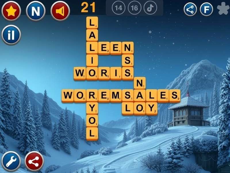 Wordscapes Daily Puzzle November 21 – Visual guide with tropical theme