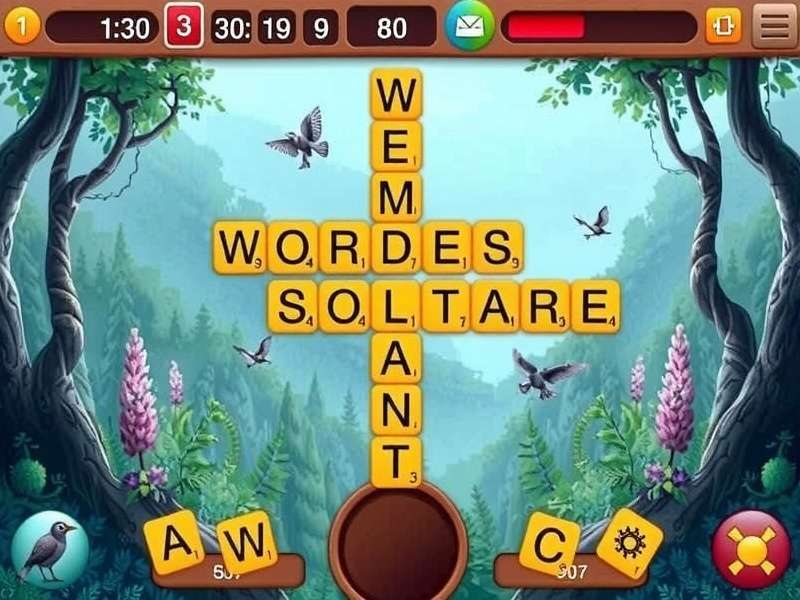 Wordscapes Solitaire Free Game – Hero image showing colorful word puzzle interface with Indian theme