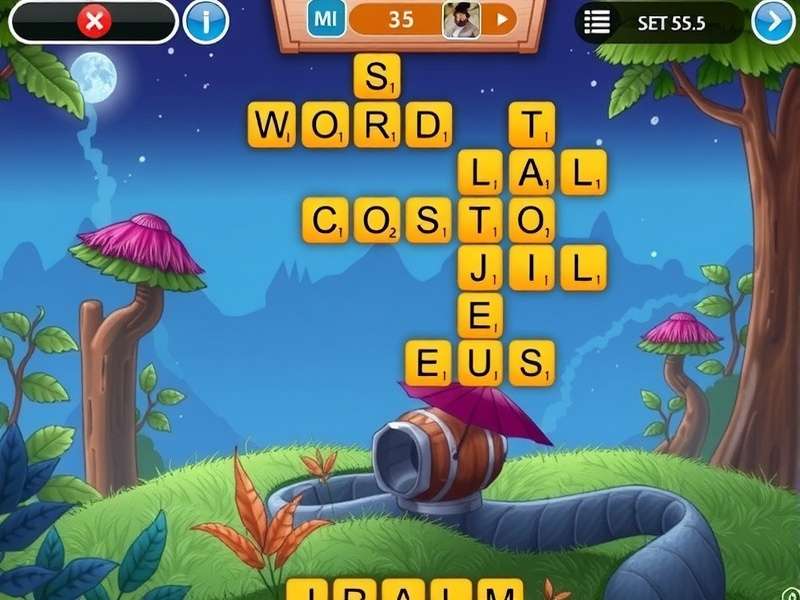Wordscapes Daily Puzzle Music – hero banner showing musical word puzzles