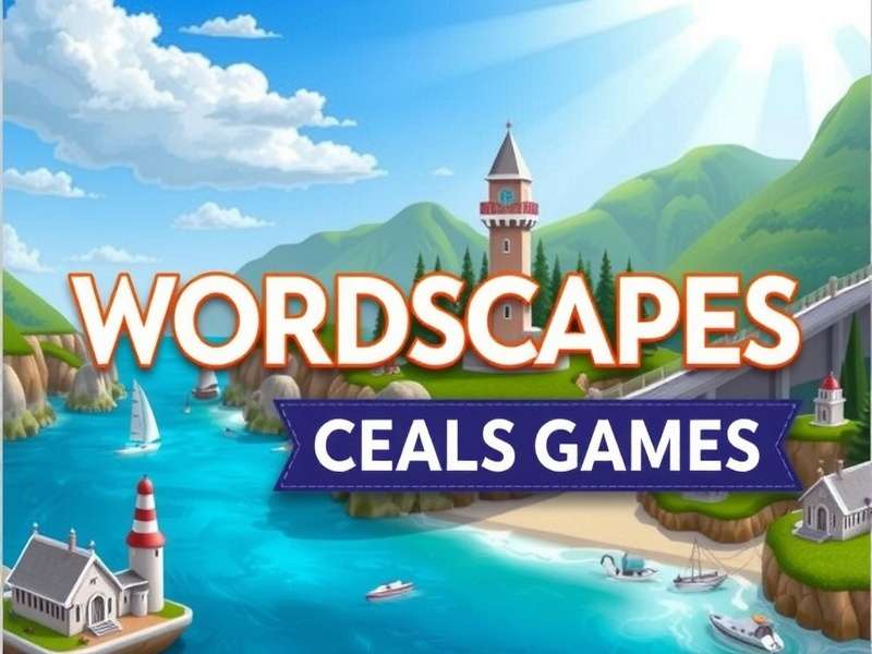 Games Wordscapes Free Download – Hero Image showcasing Wordscapes gameplay on mobile and tablet
