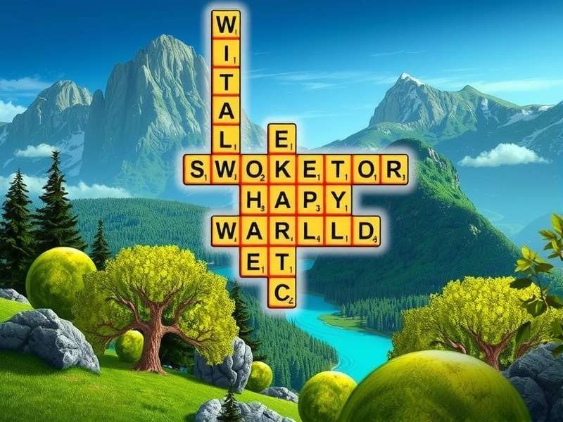 Wordscapes Daily Puzzle 16 — Hero image showing the daily puzzle interface with nature background