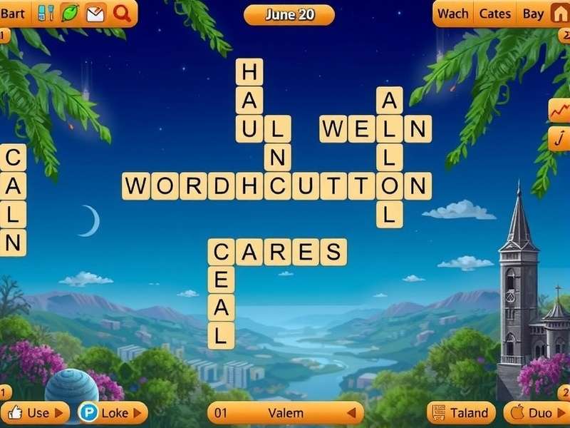Wordscapes Daily Puzzle June 20 2025 answer grid and strategy overview