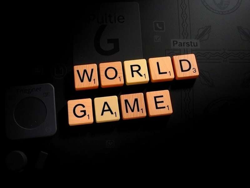 Word In A Word Game - Wordscapes puzzle interface showing letter grids and word solutions